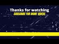 End of video