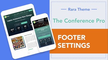 Step 30: How to change Footer copyright | The Conference Pro WordPress Theme