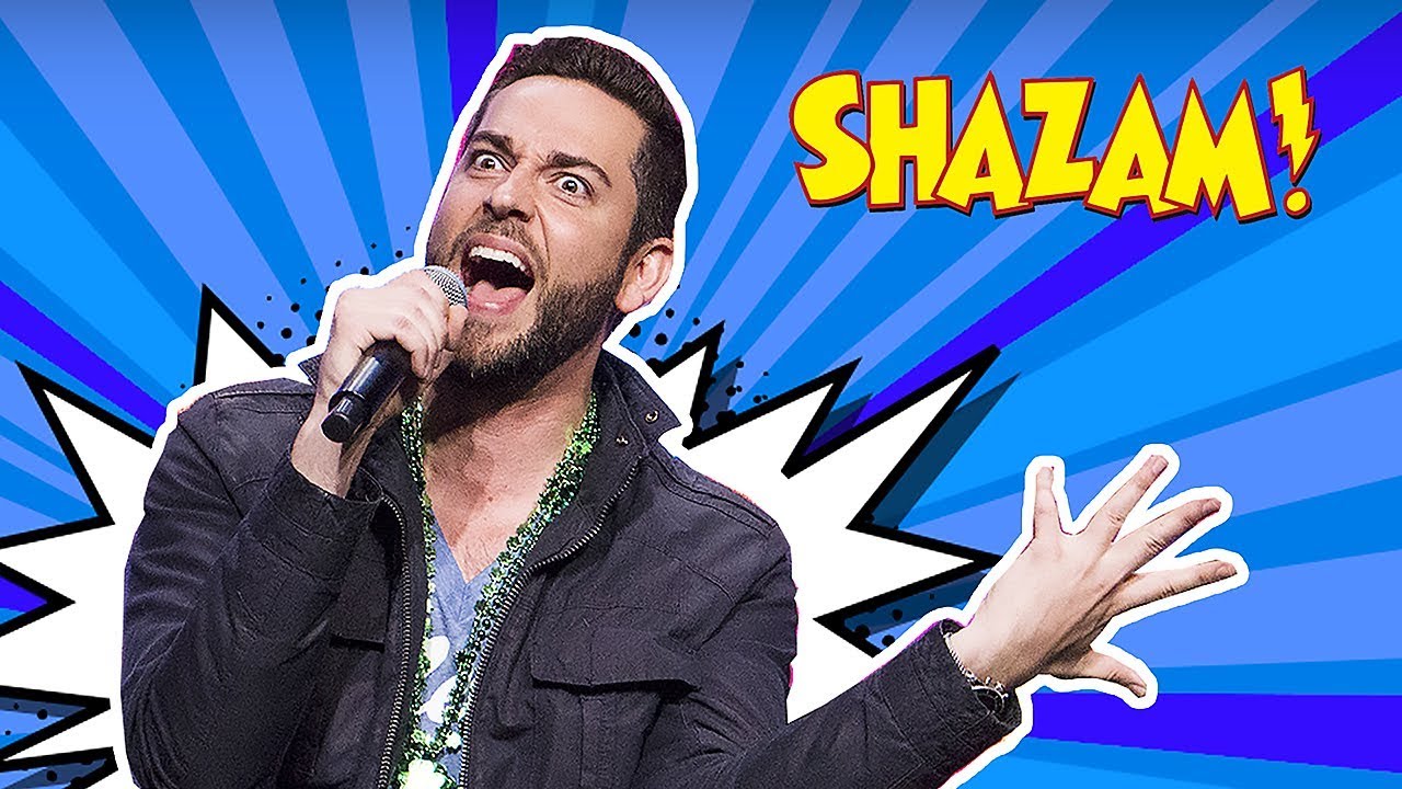 sydvest Mængde penge Rettsmedicin ZACHARY LEVI SHAZAM SINGING (REAL VOICE!!!) - YouTube