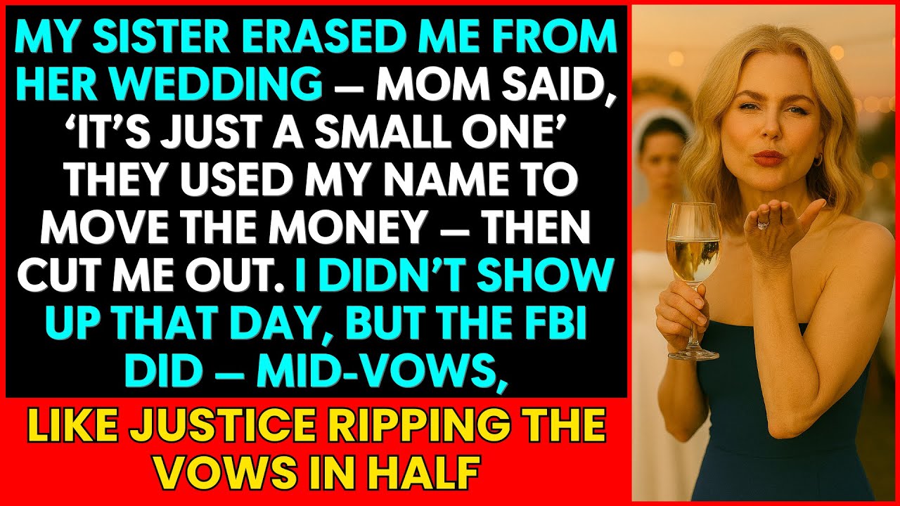 My Sister Excluded Me from Her Wedding with My Parents’ Blessing — Then the FBI Showed Up. 39 Calls