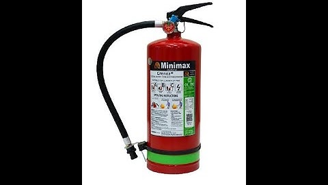 Minimax Clean Agent Fire Extinguisher Features