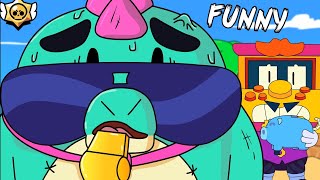 BRAWL STARS ANIMATION - BUZZ FUNNY MOMENTS