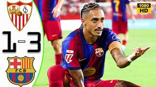 Barcelona vs Sevilla 3-1 Raphinha HATTRICK 😱 Highlights & All Goals 2026 HD