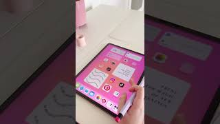 Homescreen makeover 🌷Spring edition 🌸✨ using Pinterest & Widgetsmith app #widgetsmith #ipadpro screenshot 4