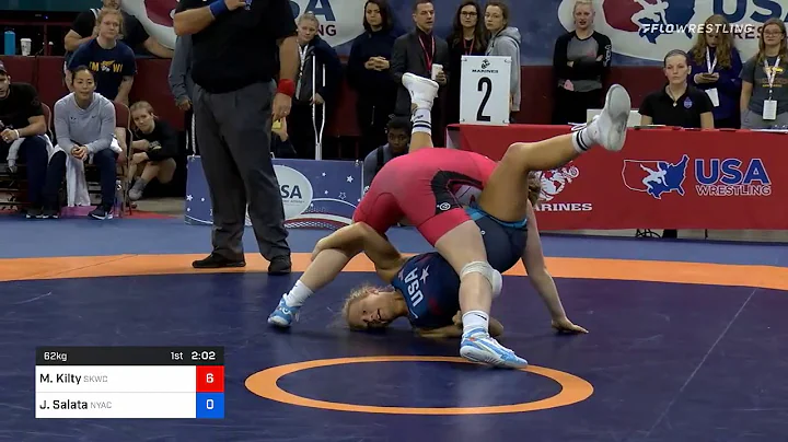 62 Kg 3rd Place Macey Kilty Sunkist Kids Wrestling...