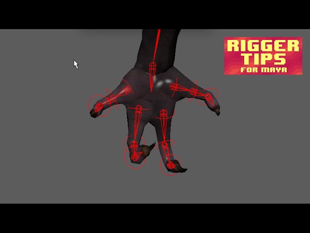 Rigger Tips for Maya #1. How to Create a Forward Kinematics (FK)