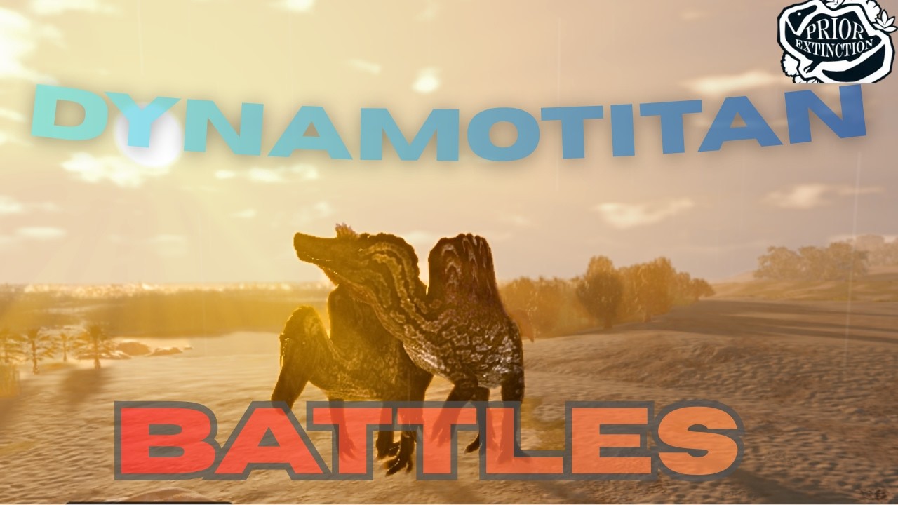 DYNAMOTITAN BATTLES!!! -Roblox Prior Extinction Recode