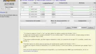 Demostración de uso de phpmyadmin