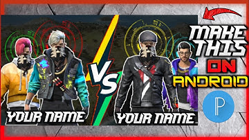 How to Make Free Fire 2vs2 Thumbnail|| Aj Graphics