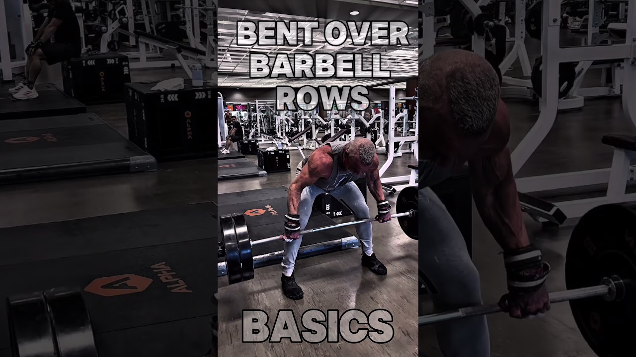 BACK TO BASICS BENT OVER BARBELL ROW #BACK #WORKOUT #motivation #muscle #exercise