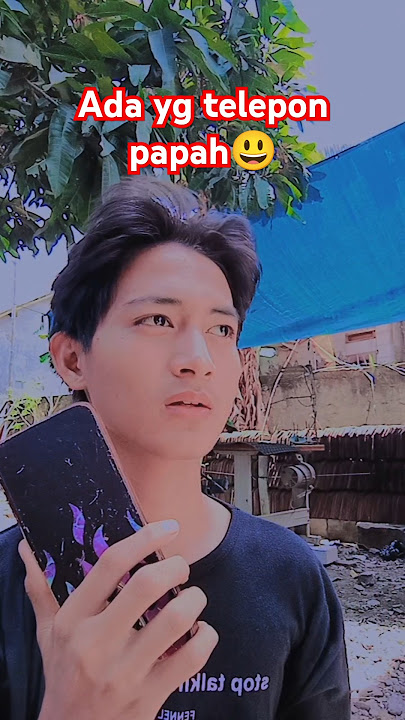 papah ada yg telepon noh🤔😃#janganlupasubsribe #trending #funny #shortvideo #telepon