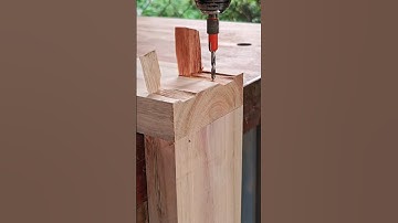 How to Hide Screws in Wood #tips #tools #shorts
