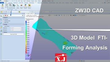 ZW3D คู่มือ สอนการใช้งาน CAD - FTi - Forming Analysis