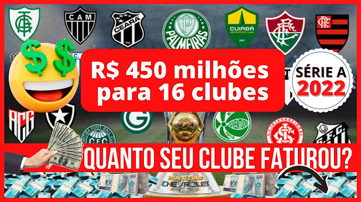 🤩 💰 R$450 MILHÕES | PREMIAÇÃO DA CBF | CAMPEONATO BRASILEIRO SERIE A 2022 | QUANTO SEU TIME GANHOU?