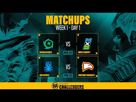 SaD Esports vs Winthrop University - 2024 Challengers North America Stage 1 - W1D1