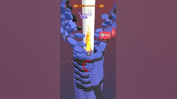 Stack Ball Level 153 #trending #shorts #gaming #games #gameplay #stackball #mobilegame