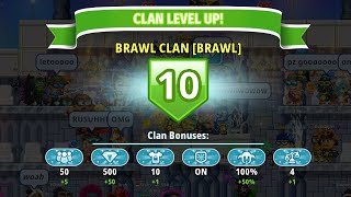 Upgrade Clan to level 10 🔥 Brawl Clan | Pixel Worlds