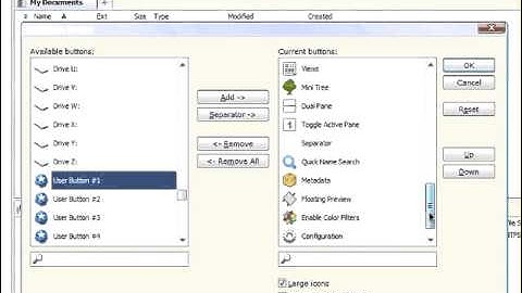 XYplorer-Tutorial - using your first "User Button"