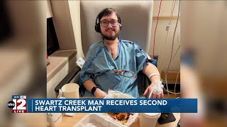 Swartz Creek man receives second heart transplant on National Donor Day