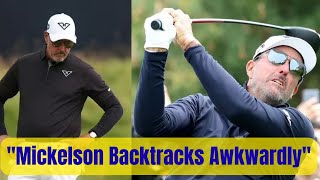 Phil Mickelson Backtracks After Scottie Scheffler’s Open Win – Fans Call It Awkward! 😬🏆
