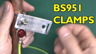 BS951 Clamps - Connecting Bonding Conductors to Metallic Pipes