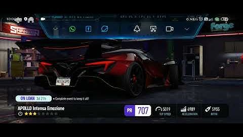 apollo car on loan in nfs no limits