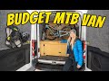 Budget Friendly Van Tour - 2 Bikes, Folding bed, Denim insulation