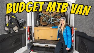 Budget Friendly Van Tour  2 Bikes, Folding bed, Denim insulation