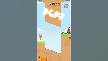 slice the bridge Game level 2 #youtubeshorts #gaming @DropGameplay228 @gaming