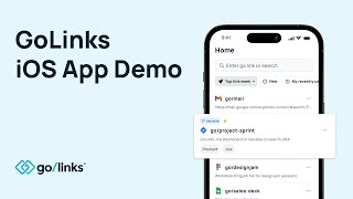 GoLinks Tutorial: iOS Mobile App Demo