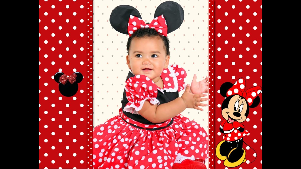 1 Ano Sofia Tema Minnie Vermelha Youtube