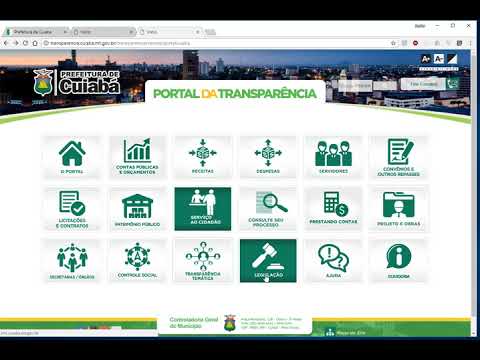 Portal de Transparencia - Prefeitura Municipal de Cuiabá