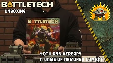 Battletech: 40th Anniversary A Game of Armored Combat Unboxing & Review