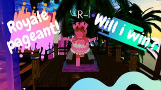 Trying To Win The Pageant At SUNSET ISLAND!!!// Roblox Royale high