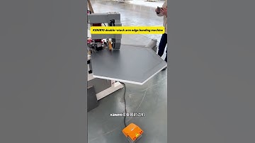 KN-810 curve round edge banding trimming machine #machine #furnituremaking #edgebanding #woodworking