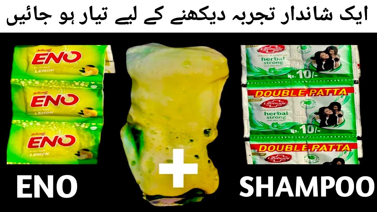 “Mixing  ENO + Water and Shampoo |Experiments