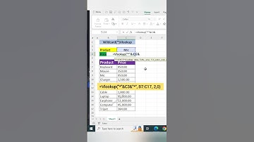 Wildcard vlookup in excel tips and tricks #focusinguide #exceltips #tutorial #trending #short
