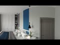 3D-панорамные (360°) видео интерьера спальни.