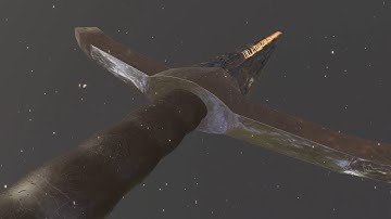 Blender 2.8 - High Poly Sword With Runes model | 3D Modeling Timelapse