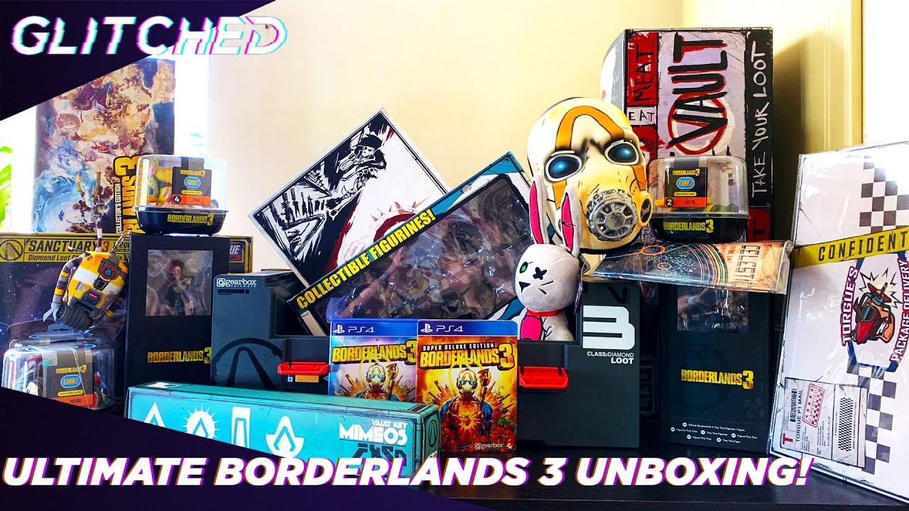 Borderlands 3 ULTIMATE Diamond Loot Chest Unboxing + EPIC Merchandise