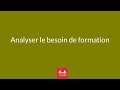 Analyser un besoin de formation