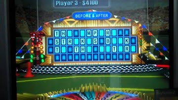 PS2 Wheel of Fortune Run Game 72 Part 2