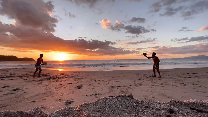 Costa Rica Beach Ball Raquet during COVID-19 Times