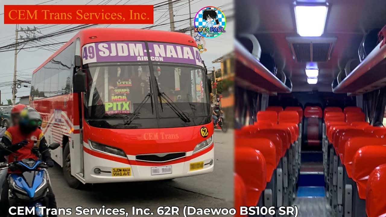 ONBOARD!! Bus Ride CEM Trans Services Inc. 61R (Daewoo BS106 SR) || STARMALL PALMERA - COLINAS