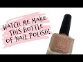 MAKE A BOTTLE OF NAIL POLISH WITH ME! *TOXIN-FREE NAIL POLISH*How to make Pink & Glitter Nail Polish