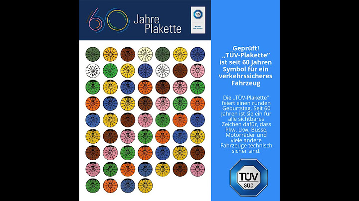Geprüft! „TÜV-Plakette“ ist seit 60 Jahren Symbol für ein verkehrssicheres Fahrzeug