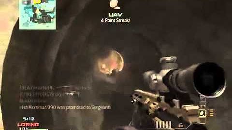 MW3- Nice MSR Streak