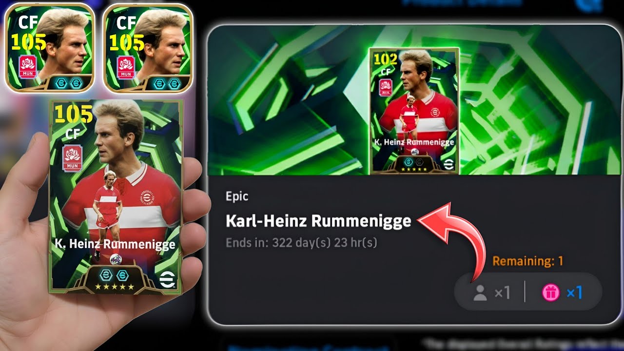 Завтра бесплатное эпическое румменигге 😱 eFootball 2026 Mobile