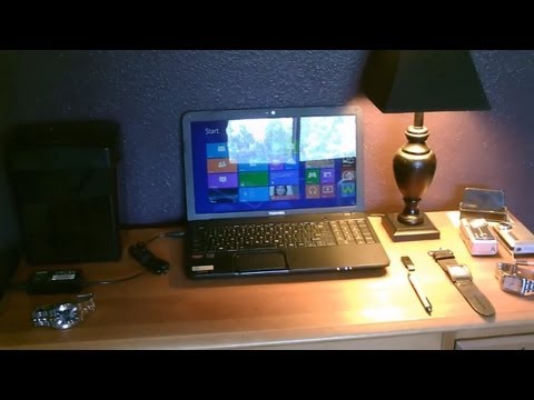 Solar Powered Home Office - Computers, Lights and paper shredder! - DIY solar system - easy to make