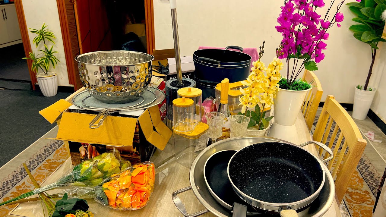 اكبر فيديو مشتريات للبيت 🏠والشهر رمضان 🌘 غيرت اثاث بيتي كله جديد 